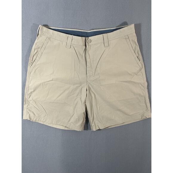 NEW‎ Columbia Men Short Modern Classic Activewear Lightweight Size 38w 10L Khaki - Picture 1 of 10